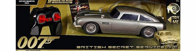 James Bond Aston Martin Db5 British Secret Service Radio Controlled (Gold Finger)