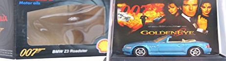 James Bond SUPER RARE COLLECTABLE Shell Helix Exclusive James Bond 007 Diecast Limited Edition Toy Car Movie Models (BMW Z3 Roadster Goldeneye)