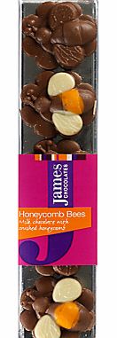 James Chocolates Honeycomb Bees, 60g