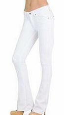 James Jeans Luna white Juliette slim flare jeans