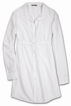 James Perse Long silk empire shirt