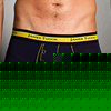 James Tudor Blue/Yellow retro trunk