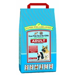James Wellbeloved Adult Complete Dog Food with Fish and#38 Rice 15kg