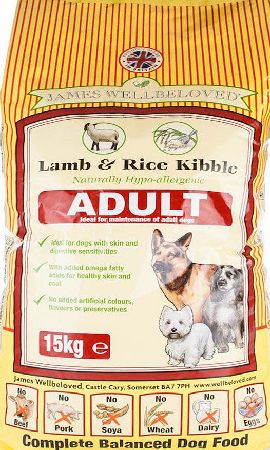 Adult Lamb  Rice 15kg