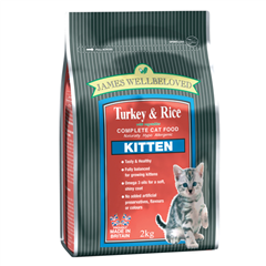 James Wellbeloved Complete Kitten Food with Turkey and#38; Rice 2kg