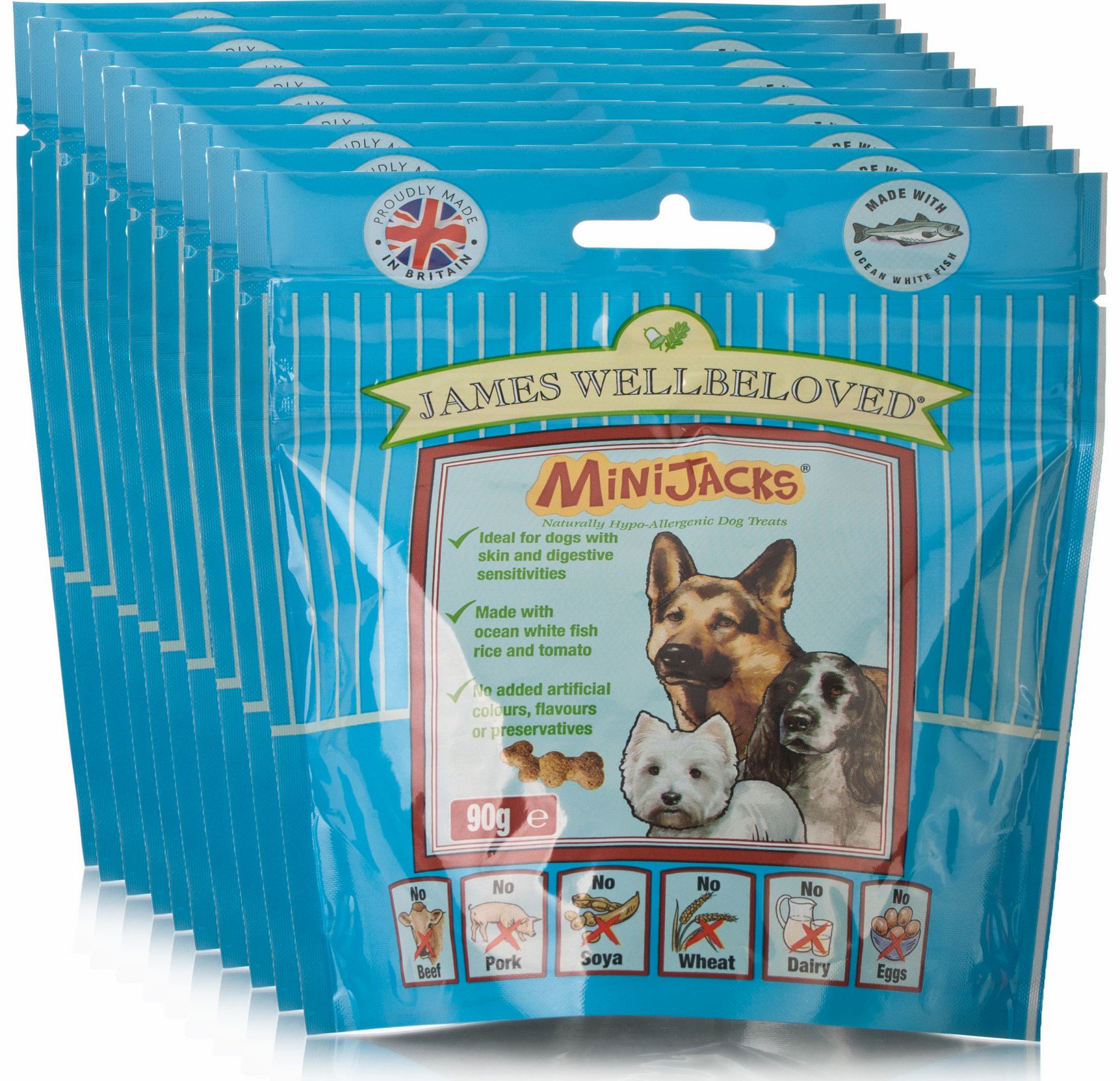 James Wellbeloved Minijacks Ocean White Fish