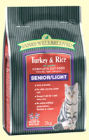 James Wellbeloved Senior Cat Light - Turkey Rice