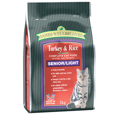 Senior Complete Cat Food with Turkey and#38; Rice 2kg