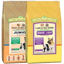 James Wellbeloved Senior/Junior/Light 15kg Puppy