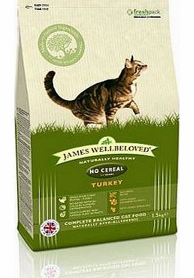 James Wellbeloved Turkey and Vegetables Adult No Cereals Cat Food 1.5 Kg