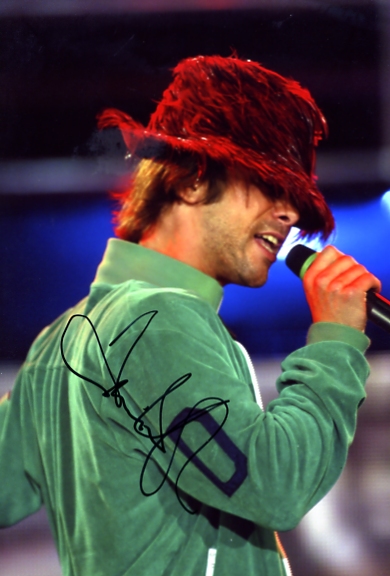 JAMIROQUAI JAY KAY SIGNED 12 x 8 INCH COLOUR