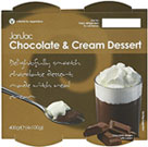 Jan Jac Chocolate and Cream Dessert (4x100g) On