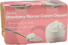 Jan Jac Strawberry Dessert (4x100g)
