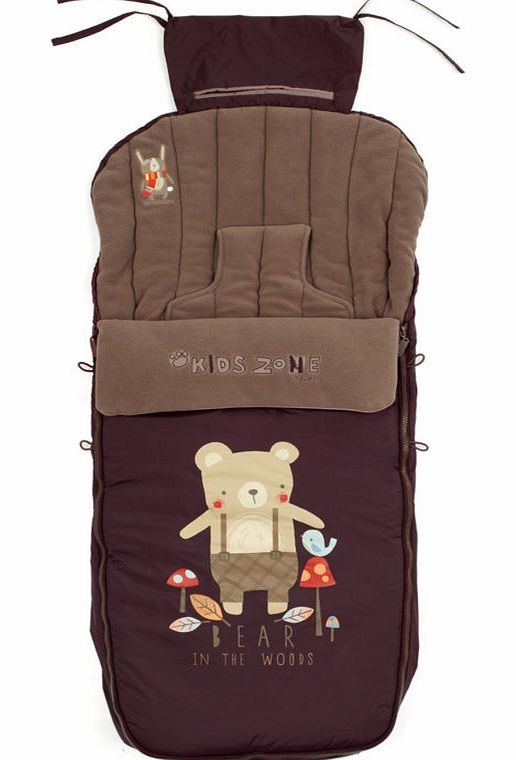 Jane Nest Plus Luxury Footmuff Brown