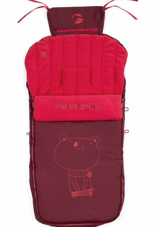 Jane Nest Plus Luxury Footmuff Red 2014