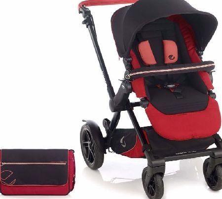 Jane Twone Single Pushchair Scarlet