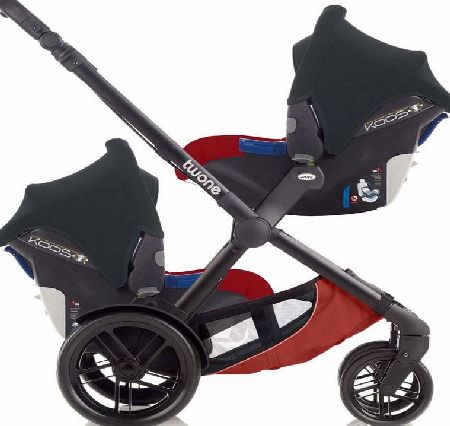 Jane Twone Twin Koos Travel System Scarlet