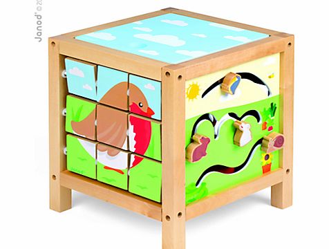 Janod Garden Maxi-Activity Cube
