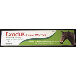Janssen Animal Health Exodus Horse Wormer Paste