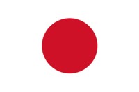 Japan Paper Flag 150mm x 100mm (PK 6)