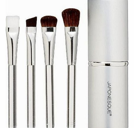 Beautiful Eyes Touch Up Tube Brush Set, Silver