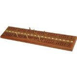 Jaques Mahogany Cribbage Board