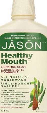 Jasons Natural 500ml Organic Tea Tree Cinnamon Aloe Vera Mouthwash