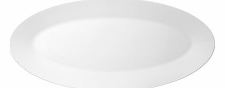 White Oval Platter,