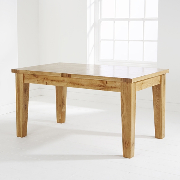java Oak Extendable Dining Table - 1500-2000mm