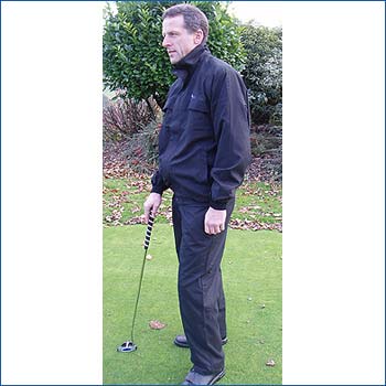 Jaxx BLACK TWO PIECE WATERPROOF GOLF SUIT SIZE S