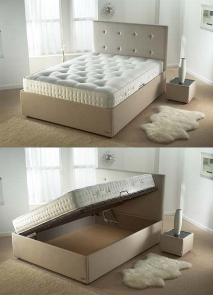 Jay-Be Beds Ocean 4ft Small Double Ottoman Divan Bed