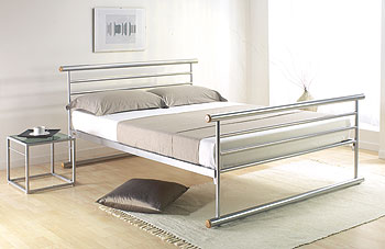 Jay-Be Galaxy Standard Bed - Alloy Finish