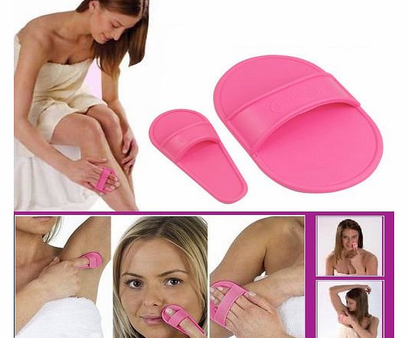 Jazooli Hair Removal Smooth Legs Skin Pads Arm Face Upper Lip Remover Set Exfoliator