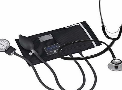 Jazooli Medical EMT Dual Head Stethoscope and Sphygmomanometer Blood Pressure Monitor