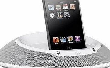 JBL On Stage IIIPIPWHT Portable Loudspeaker Dock for iPod and iPhone 3G (Remote Control - Battery or A/C) in WHITE