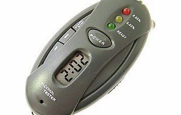 JCA Imports Alcohol breath tester with timer and torch