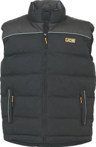 JCB, 1228[^]8089F Sudbury Body Warmer Black Extra Large 44``