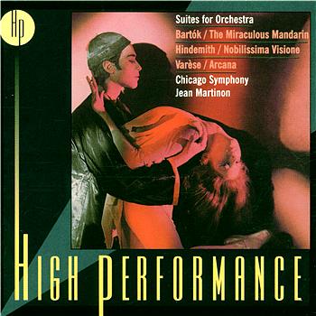 Jean Martinon Bart&oacute;k: The Miraculous Mandarin; Hindemith: Nobilissima visione; Var&