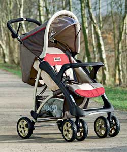 Jeep Space Stroller and Footmuff