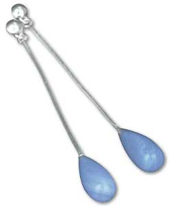 Banks Ladies Sterling Silver Drop Earrings