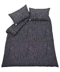 Jeff Banks Tunis Aubergine Duvet Set - King-size