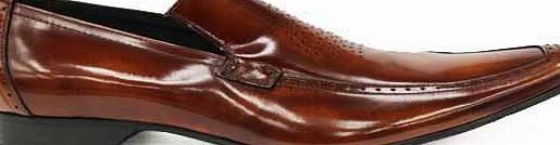 Jeffery West G0147Hn Cheap Mens Jeffery West Designer Black Line Formal Loafers Shoes Size Uk 9