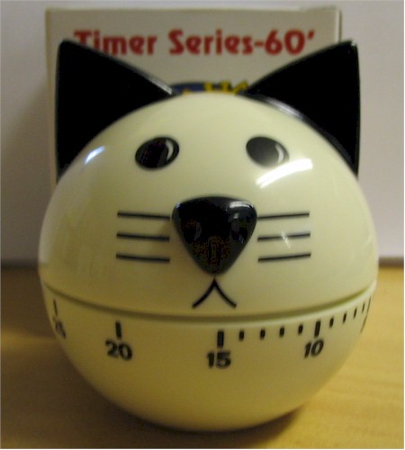 Jegs Timer Cat/Chicken/Egg/Pig