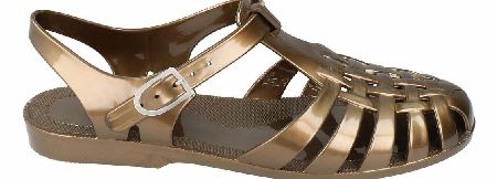 JELLIES Bronze Jelly Sandal