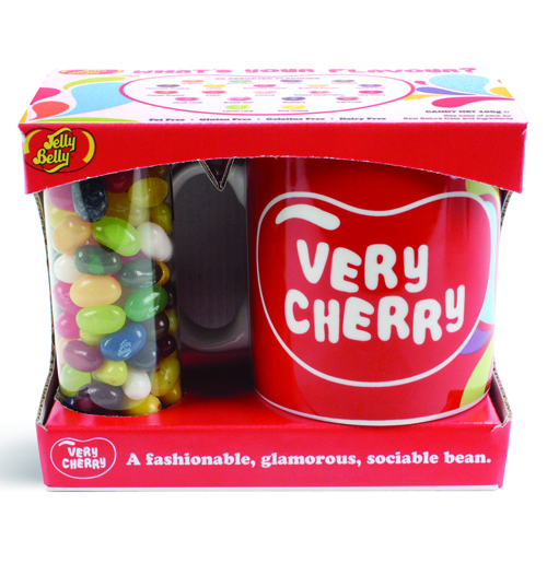 Jelly Belly Very Cherry Mug And Beans Gift Set