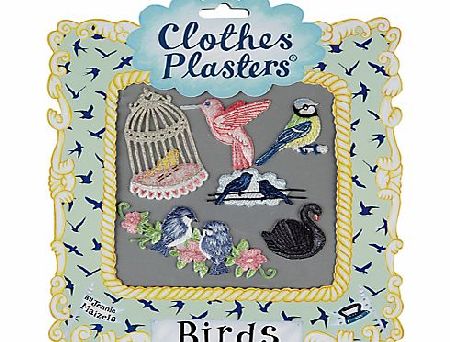 Jennie Maizels Clothes Plasters, Birds, Pack of 6
