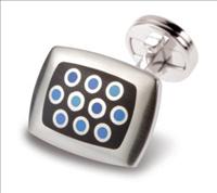 Jermyn Shirts 064/D Blue Tonal Spot Cufflinks