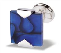 Jermyn Shirts 083/B Blue Square Capture Cufflinks