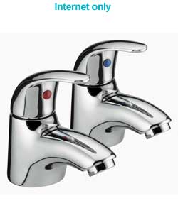 Lever Bath Taps - Chrome
