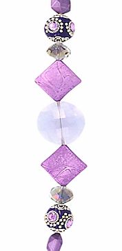 Jesse James Orchid Bead Strand, Design 1
